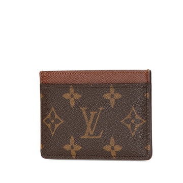 Brown Louis Vuitton Monogram Card Holder