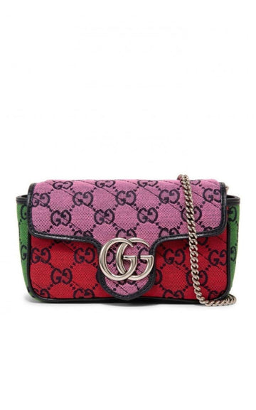 GG Marmont Multicolour Super Mini Bag