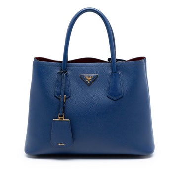 Cuir Double Tote Saffiano Leather Medium