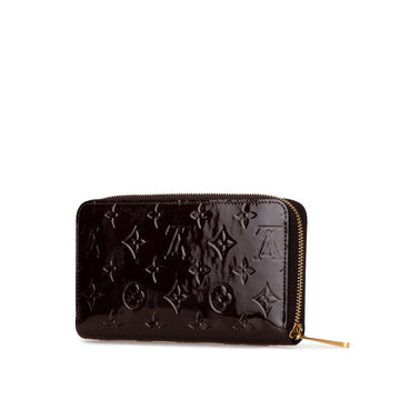 Purple Louis Vuitton Monogram Vernis Zippy Long Wallet
