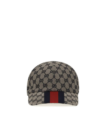 Gucci Signature Pattern Cap Men Multicolor Hats & Caps