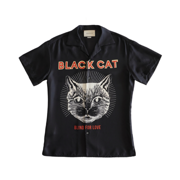 Gucci 'Black Cat' Button-Down Shirt - Men's 39