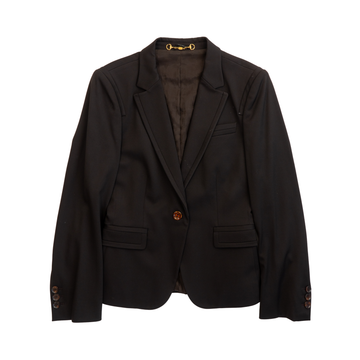 Gucci Dark Brown Blazer - Women's XS