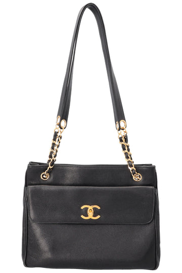 CHANEL Classic CC Tote Bag Black