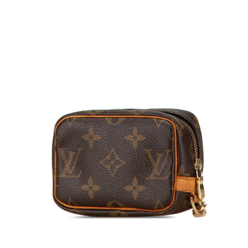Brown Louis Vuitton Monogram Trousse Wapity Pouch