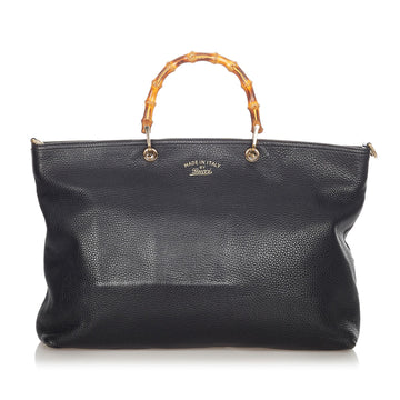 Gucci Bamboo Shopper Leather Tote New 1:1 Bags (SHG-23597)