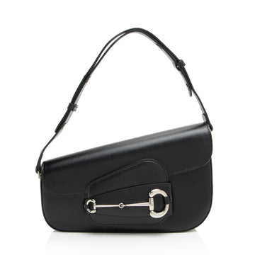 Gucci Calfskin Horsebit 1955 Asymmetric Small Shoulder New 1:1 Bags
