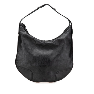 Gucci Embossed Leather Horsebit Princy Hobo