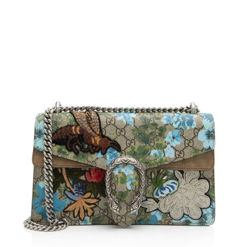 Gucci GG Supreme Blooms Embroidered Dionysus Small Shoulder New 1:1 Bags