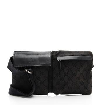 Gucci GG Canvas Double Pocket Belt New 1:1 Bags (SHF-4RHCaN)