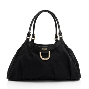 Gucci GG Canvas D Ring Large Hobo (SHF-dhCol9)