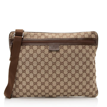 Gucci GG Canvas Flat Messenger New 1:1 Bags (SHF-22088)