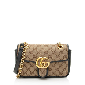 Gucci GG Canvas GG Marmont Small Flap New 1:1 Bags