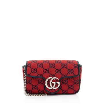 Gucci GG Canvas GG Marmont Super Mini Flap New 1:1 Bags
