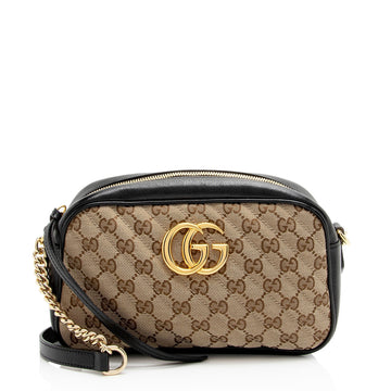 Gucci GG Canvas GG Marmont Small Shoulder New 1:1 Bags (SHF-OkDG16)