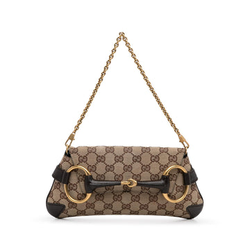 Gucci GG Canvas Horsebit Shoulder New 1:1 Bags (SHG-b3Qp4w)