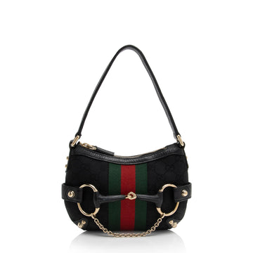 Gucci GG Canvas Horsebit Small Shoulder New 1:1 Bags (SHF-o36FPX)