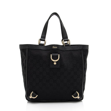 Gucci GG Canvas Mini Abbey Tote (SHF-1rSZcf)