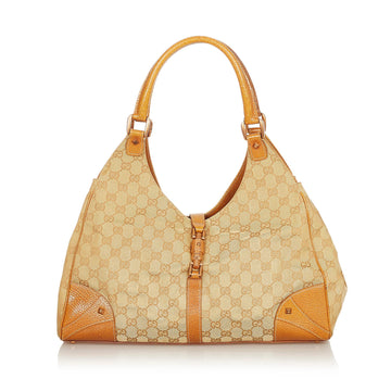 Gucci GG Canvas Nailhead Jackie Shoulder New 1:1 Bags (SHG-24984)