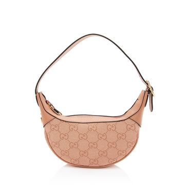 Gucci GG Canvas Ophidia Half Moon Mini Hobo (SHF-1rDKVw)