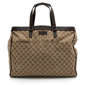 Gucci GG Canvas Tote (SHF-23527)