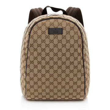 Gucci GG Canvas Travel Backpack (SHF-19306)