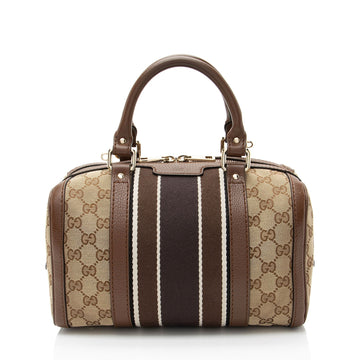 Gucci GG Canvas Vintage Web Joy Small Boston New 1:1 Bags