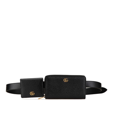 Gucci GG Marmont Leather Double Belt New 1:1 Bags