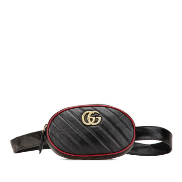 Gucci GG Marmont Leather Matelasse Torchon Belt New 1:1 Bags
