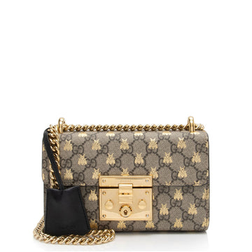 Gucci GG Supreme Bee Padlock Small Shoulder New 1:1 Bags (SHF-3QPOYF)