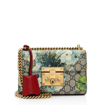 Gucci GG Supreme Blooms Padlock Small Shoulder New 1:1 Bags (SHF-aRDxaC)
