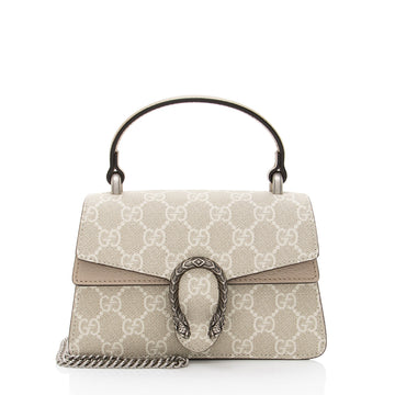 Gucci GG Supreme Dionysus Super Mini Top Handle