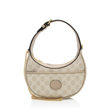Gucci GG Supreme Half Moon Mini New 1:1 Bags (SHF-GZ3MI8)