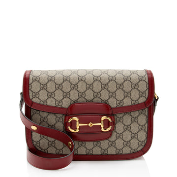 Gucci GG Supreme Horsebit 1955 Shoulder New 1:1 Bags (SHF-aGjQ4R)