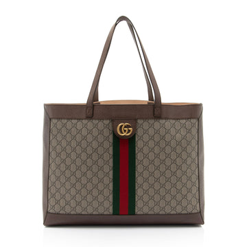 Gucci GG Supreme Ophidia Medium Soft Tote (SHF-Di8TWC)