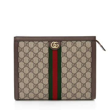 Gucci GG Supreme Ophidia Pouch (SHF-RFZPp0)