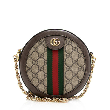 Gucci GG Supreme Ophidia Round Mini Shoulder New 1:1 Bags (SHF-21170)