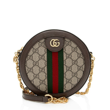 Gucci GG Supreme Ophidia Round Mini Shoulder New 1:1 Bags (SHF-99m356)