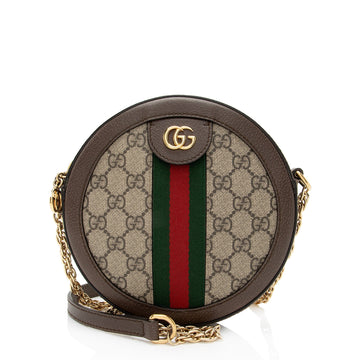 Gucci GG Supreme Ophidia Round Mini Shoulder New 1:1 Bags (SHF-8LEeSa)