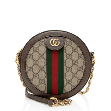 Gucci GG Supreme Ophidia Round Mini Shoulder New 1:1 Bags