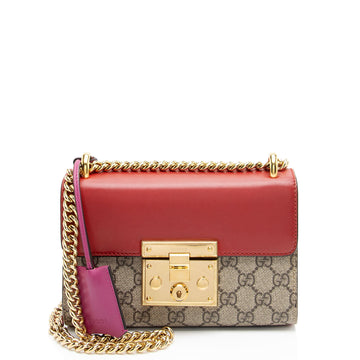 Gucci GG Supreme Padlock Small Shoulder New 1:1 Bags