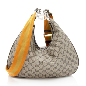 Gucci GG Supreme Web Attache Large Shoulder New 1:1 Bags