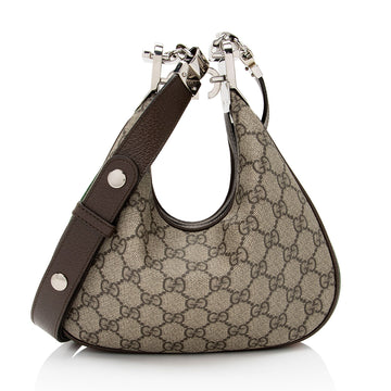 Gucci GG Supreme Web Attache Small Shoulder New 1:1 Bags (SHF-sxZNBL)