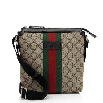 Gucci GG Supreme Web Flat Messenger New 1:1 Bags (SHF-MJH9wS)