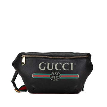 Gucci Grained Calfskin Logo Belt New 1:1 Bags