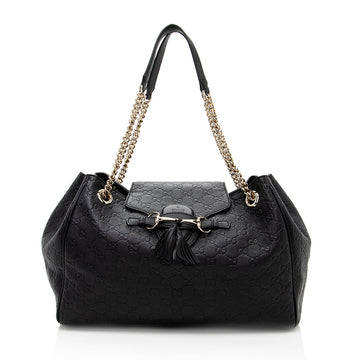 Gucci Guccissima Emily Large Shoulder New 1:1 Bags (SHF-18614)
