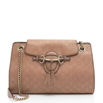 Gucci Guccissima Leather Emily Large Shoulder New 1:1 Bags