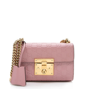 Gucci Guccissima Leather Padlock Small Shoulder New 1:1 Bags (SHF-16888)