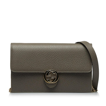 Gucci Interlocking G Wallet On Chain (SHG-GA6QAo)