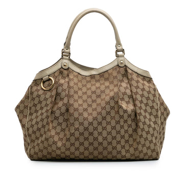 Gucci Large GG Canvas Sukey Tote